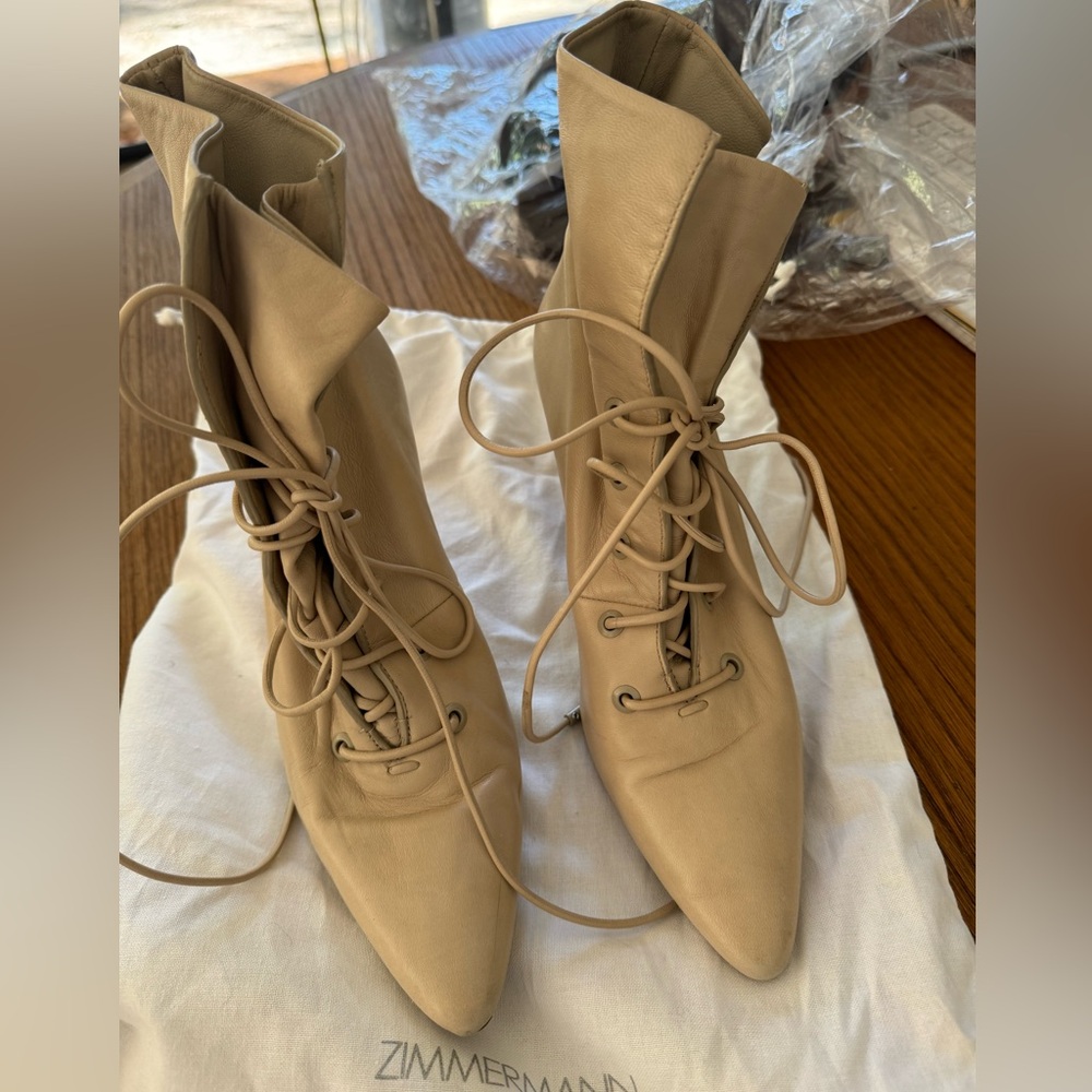 Zimmermann leather ankle boots